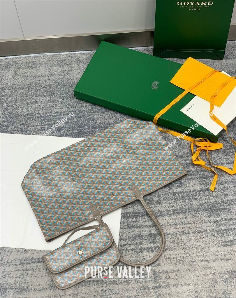 Goyard Saint Louis Claire-Voie PM Tote Bag Grey/Blue 2026 GY8002 (SCAI-260331055)