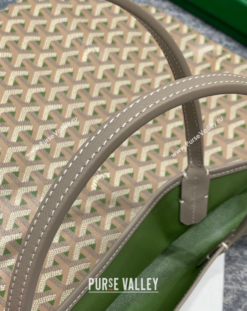 Goyard Saint Louis Claire-Voie GM Tote Bag Grey/Green 2026 GY8001 (SCAI-260331057)