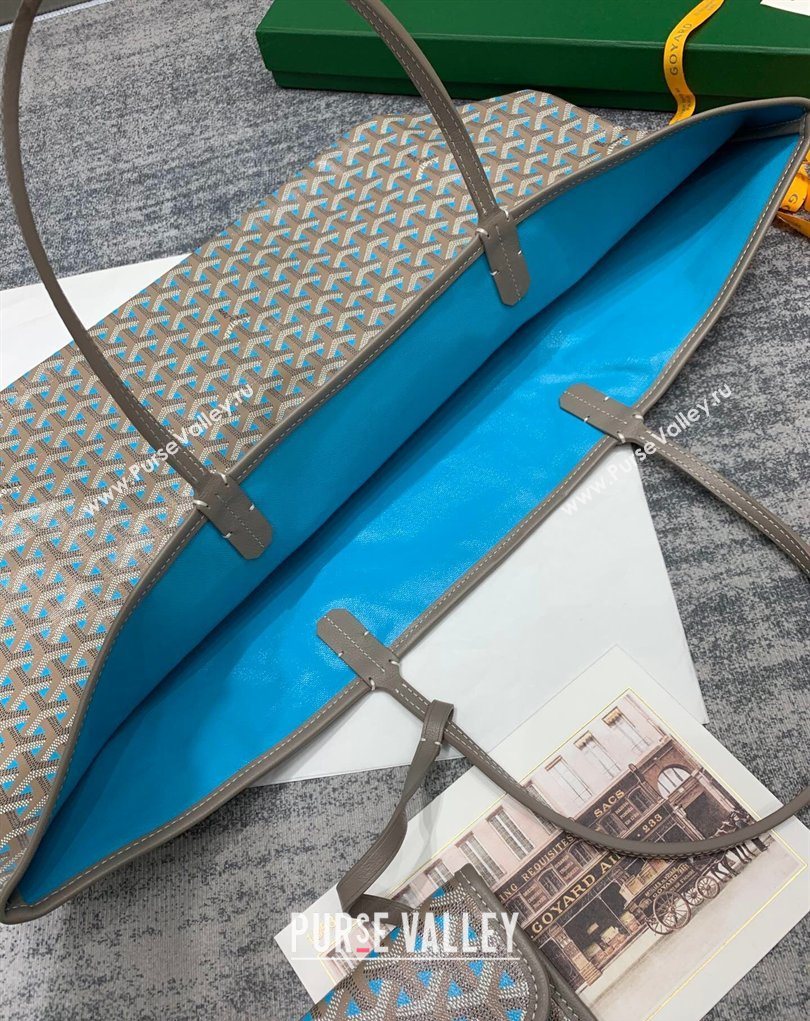 Goyard Saint Louis Claire-Voie GM Tote Bag Grey/Blue 2026 GY8001 (SCAI-260331058)