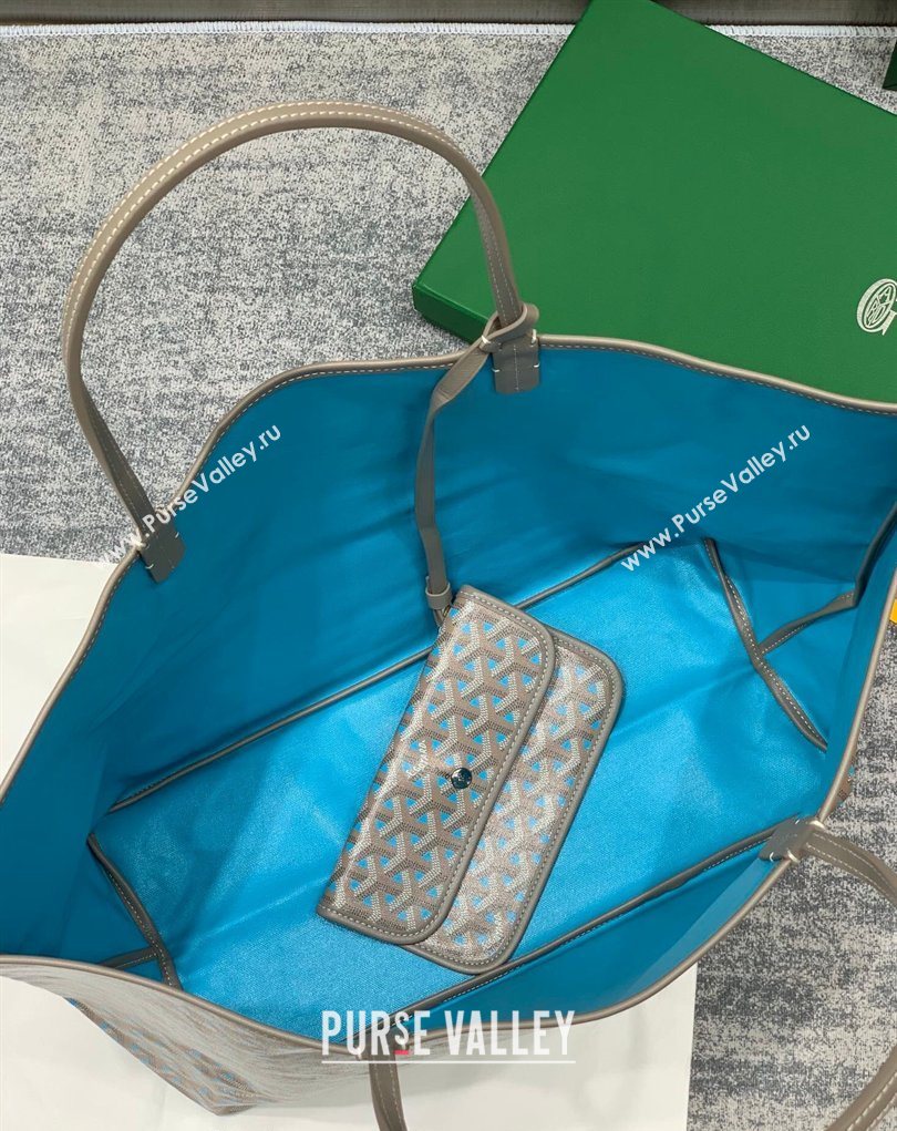 Goyard Saint Louis Claire-Voie GM Tote Bag Grey/Blue 2026 GY8001 (SCAI-260331058)