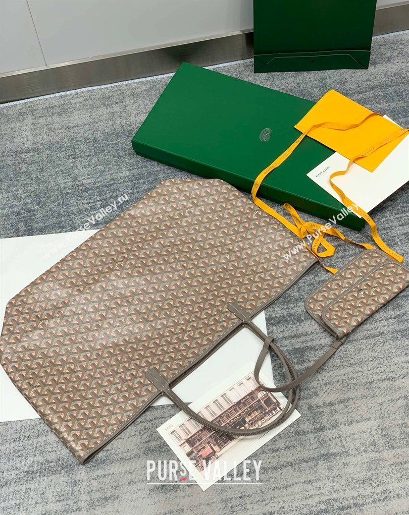 Goyard Saint Louis Claire-Voie GM Tote Bag Grey/Pink 2026 GY8001 (SCAI-260331059)