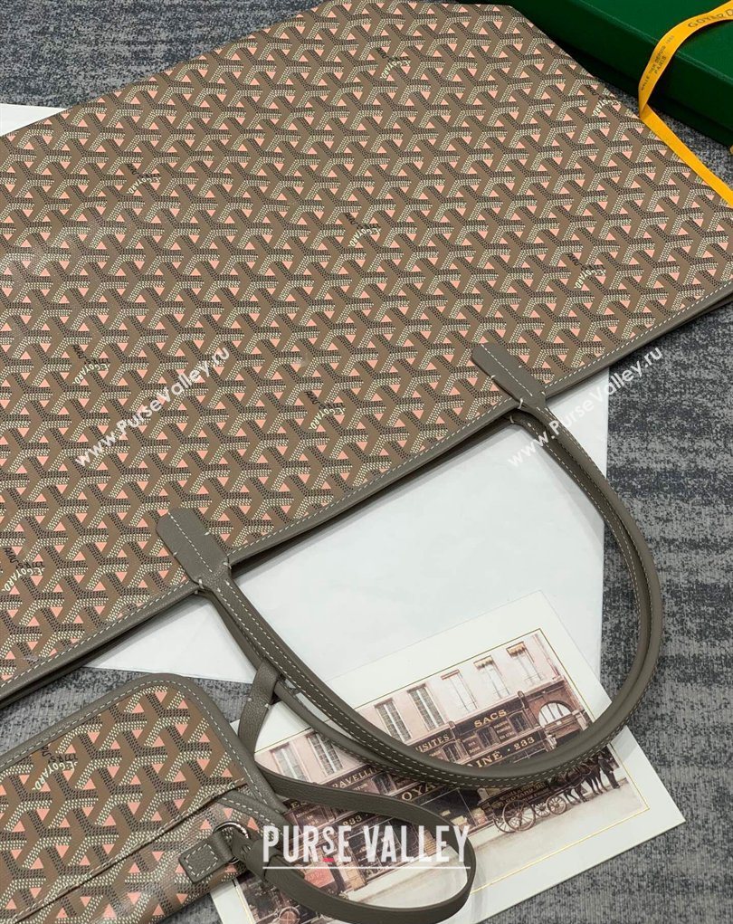 Goyard Saint Louis Claire-Voie GM Tote Bag Grey/Pink 2026 GY8001 (SCAI-260331059)