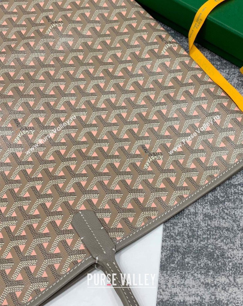 Goyard Saint Louis Claire-Voie GM Tote Bag Grey/Pink 2026 GY8001 (SCAI-260331059)