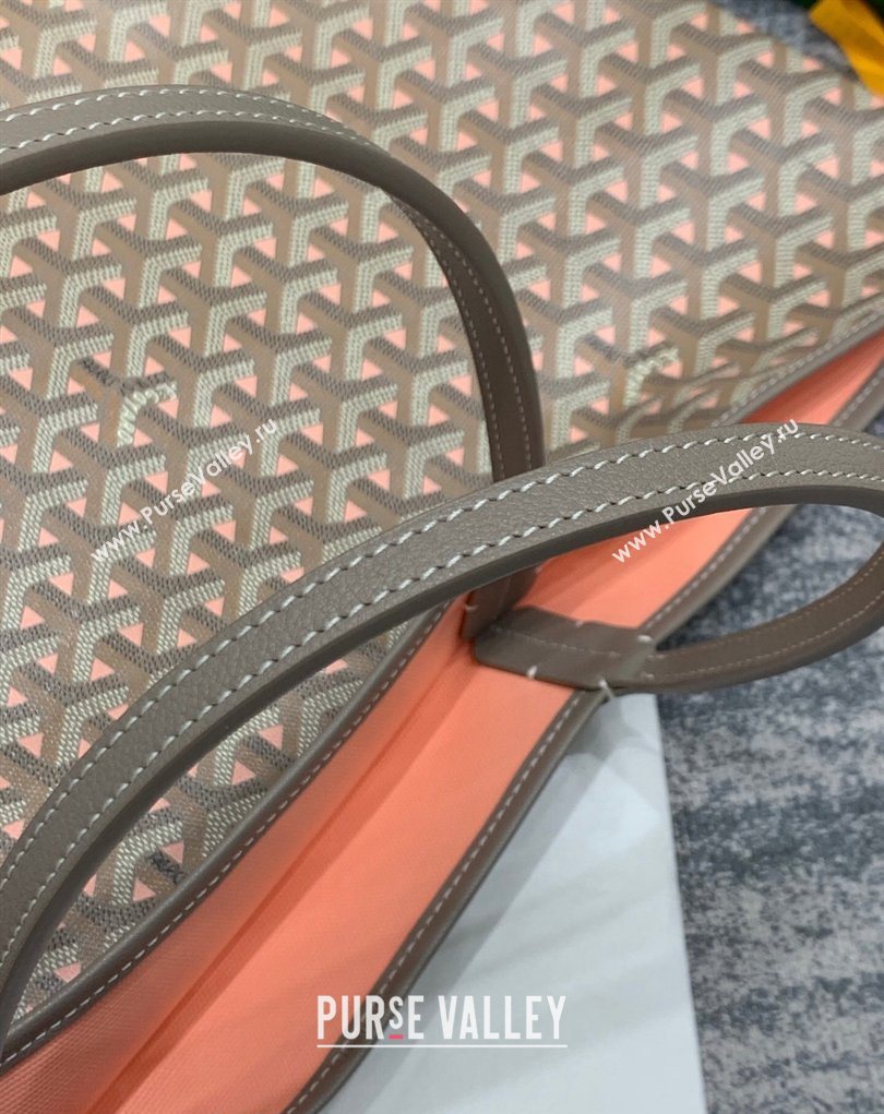 Goyard Saint Louis Claire-Voie GM Tote Bag Grey/Pink 2026 GY8001 (SCAI-260331059)