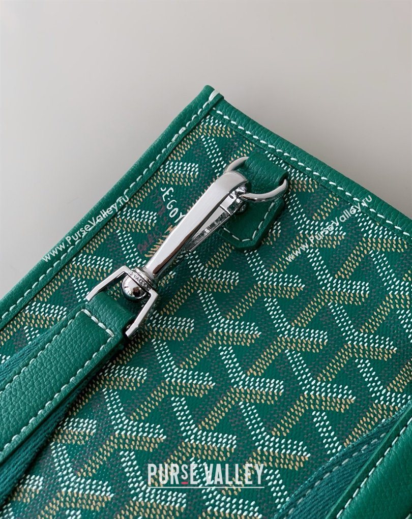 Goyard Morvan Document Case Top Handle Bag Green 2026 GY8066 (SCAI-260331004)