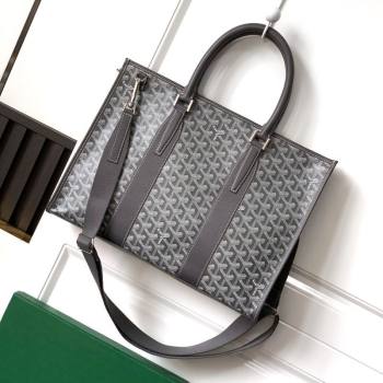 Goyard Morvan Document Case Top Handle Bag Grey 2026 GY8066 (SCAI-260331005)