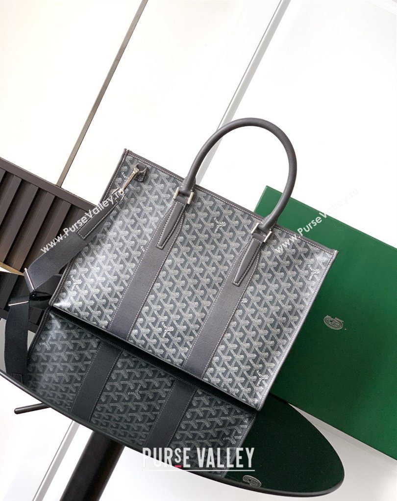 Goyard Morvan Document Case Top Handle Bag Grey 2026 GY8066 (SCAI-260331005)