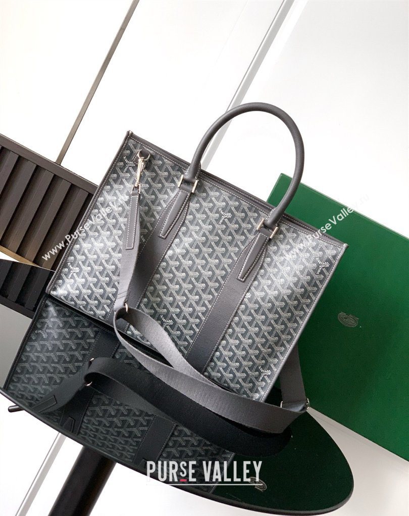 Goyard Morvan Document Case Top Handle Bag Grey 2026 GY8066 (SCAI-260331005)