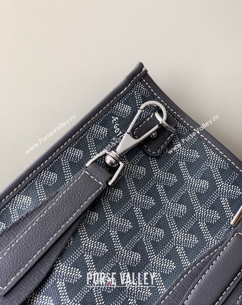 Goyard Morvan Document Case Top Handle Bag Grey 2026 GY8066 (SCAI-260331005)