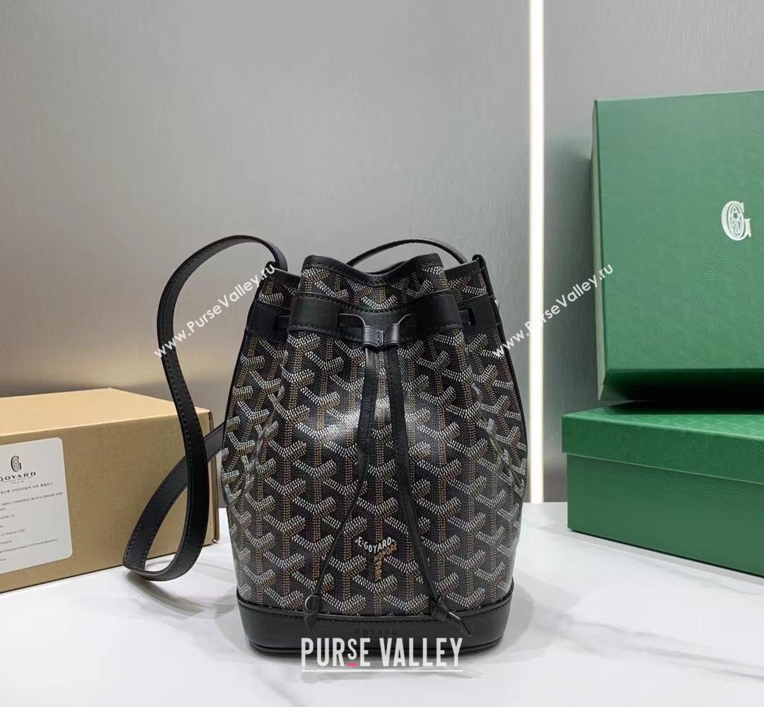 Goyard Petit Flot Bucket Bag PM Black 2026 020196 (SCAI-260331073)