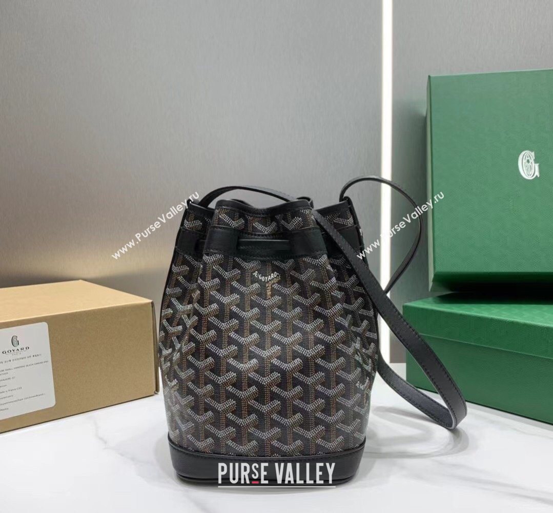 Goyard Petit Flot Bucket Bag PM Black 2026 020196 (SCAI-260331073)