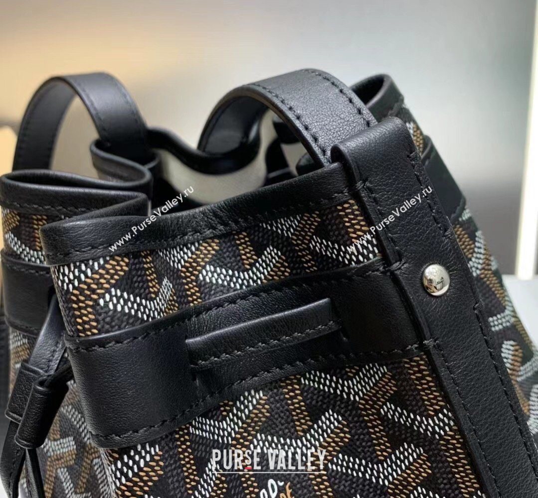 Goyard Petit Flot Bucket Bag PM Black 2026 020196 (SCAI-260331073)