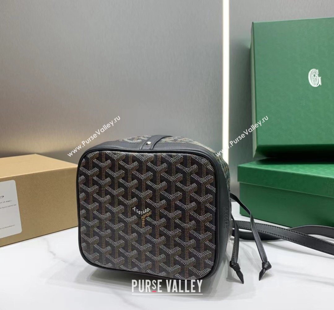 Goyard Petit Flot Bucket Bag PM Black 2026 020196 (SCAI-260331073)