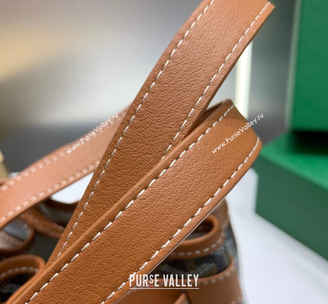 Goyard Petit Flot Bucket Bag PM Brown 2026 020196 (SCAI-260331074)