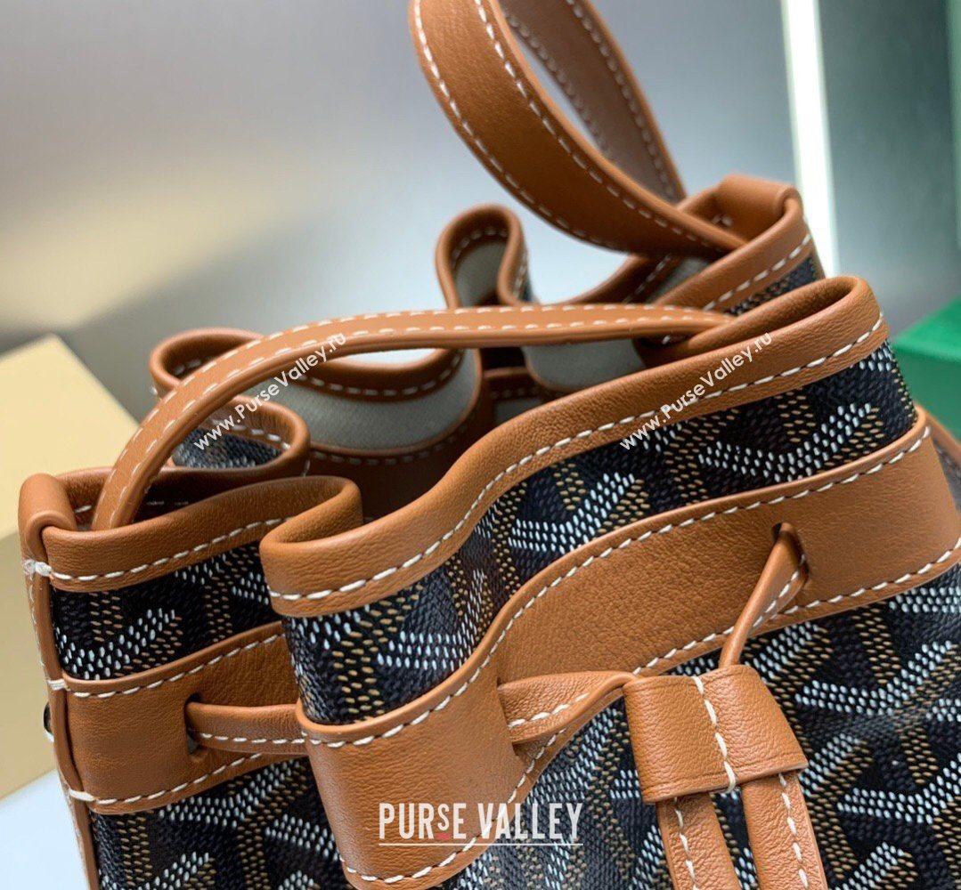 Goyard Petit Flot Bucket Bag PM Brown 2026 020196 (SCAI-260331074)