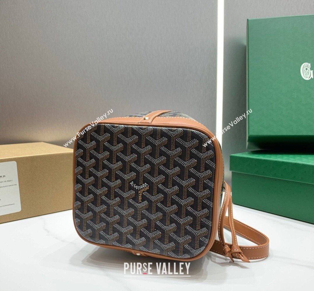 Goyard Petit Flot Bucket Bag PM Brown 2026 020196 (SCAI-260331074)