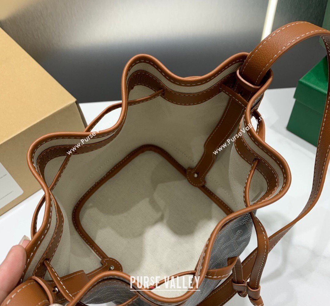 Goyard Petit Flot Bucket Bag PM Brown 2026 020196 (SCAI-260331074)