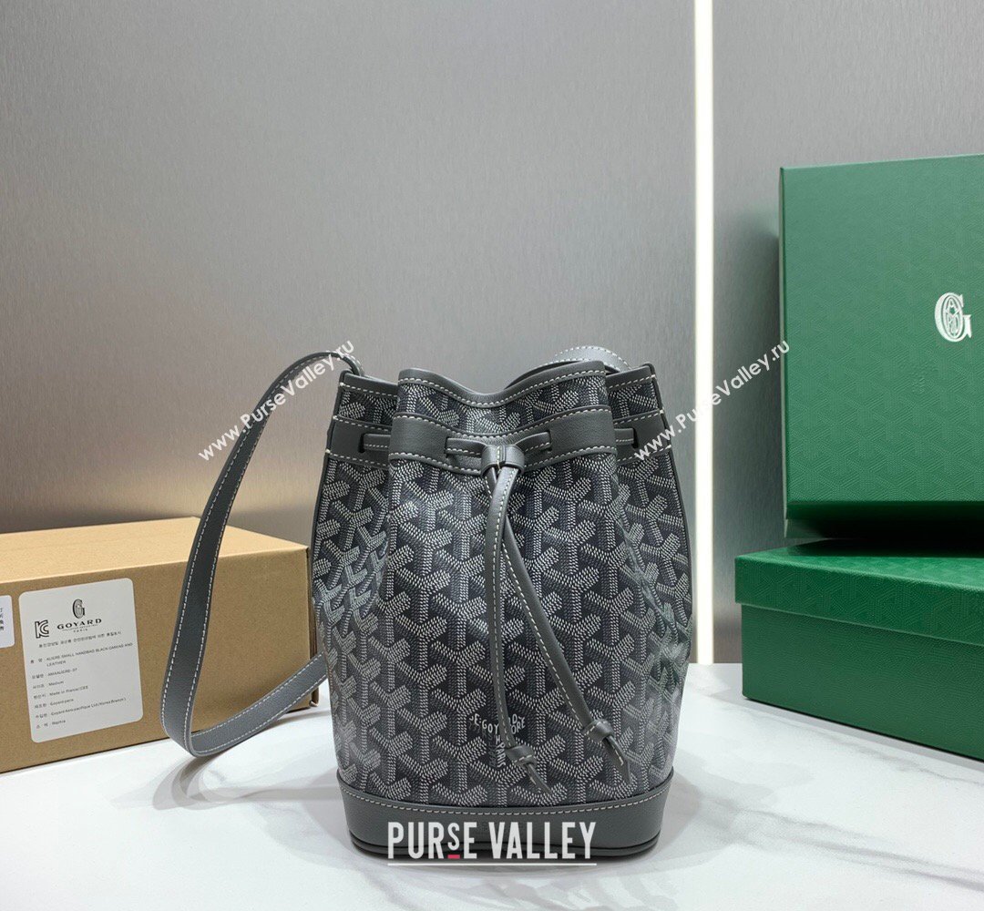 Goyard Petit Flot Bucket Bag PM Grey 2026 020196 (SCAI-260331076)