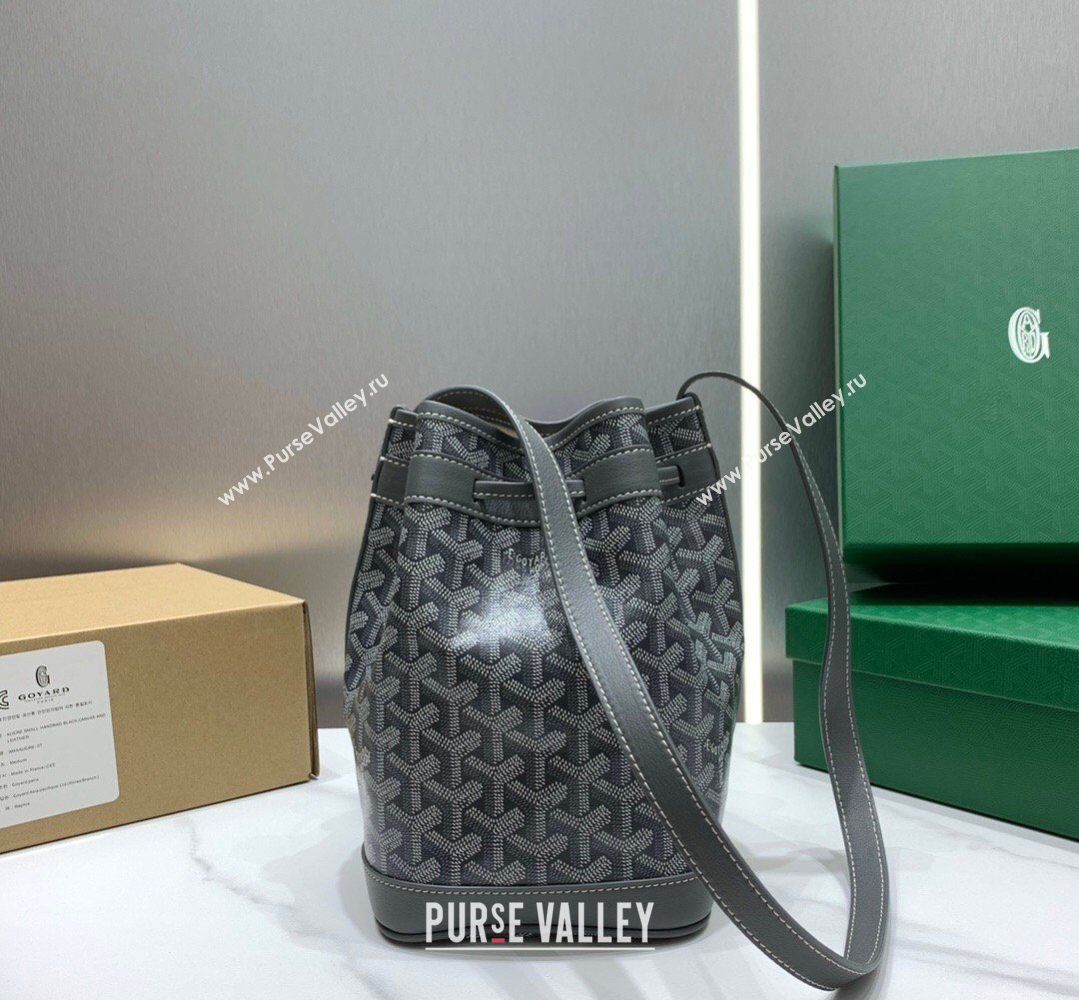 Goyard Petit Flot Bucket Bag PM Grey 2026 020196 (SCAI-260331076)