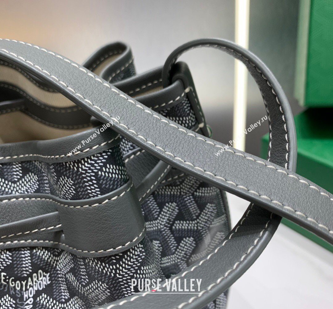 Goyard Petit Flot Bucket Bag PM Grey 2026 020196 (SCAI-260331076)