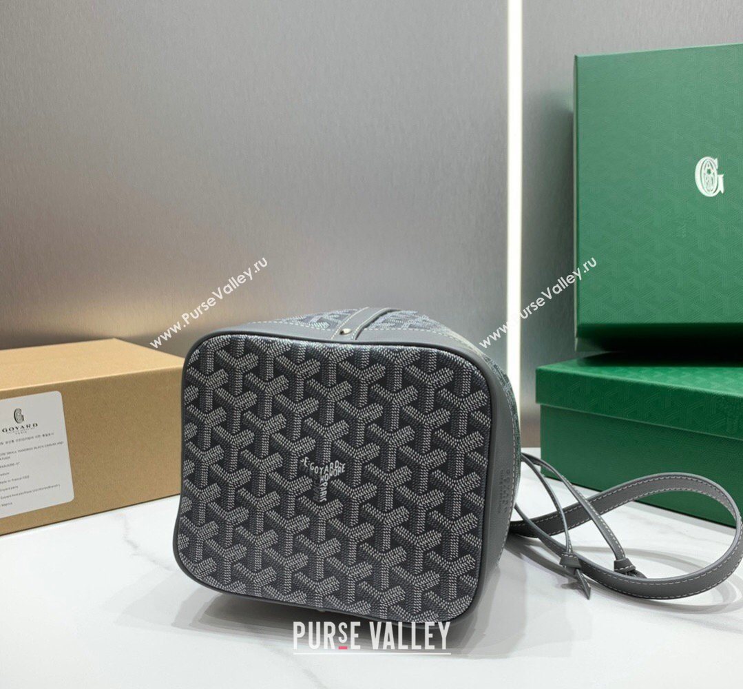 Goyard Petit Flot Bucket Bag PM Grey 2026 020196 (SCAI-260331076)