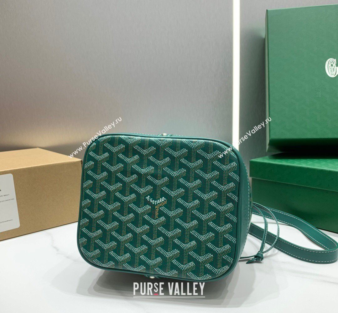 Goyard Petit Flot Bucket Bag PM Green 2026 020196 (SCAI-260331077)