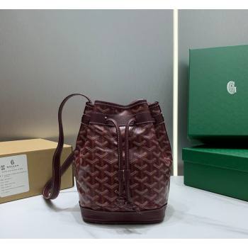 Goyard Petit Flot Bucket Bag PM Burgundy 2026 020196 (SCAI-260331079)