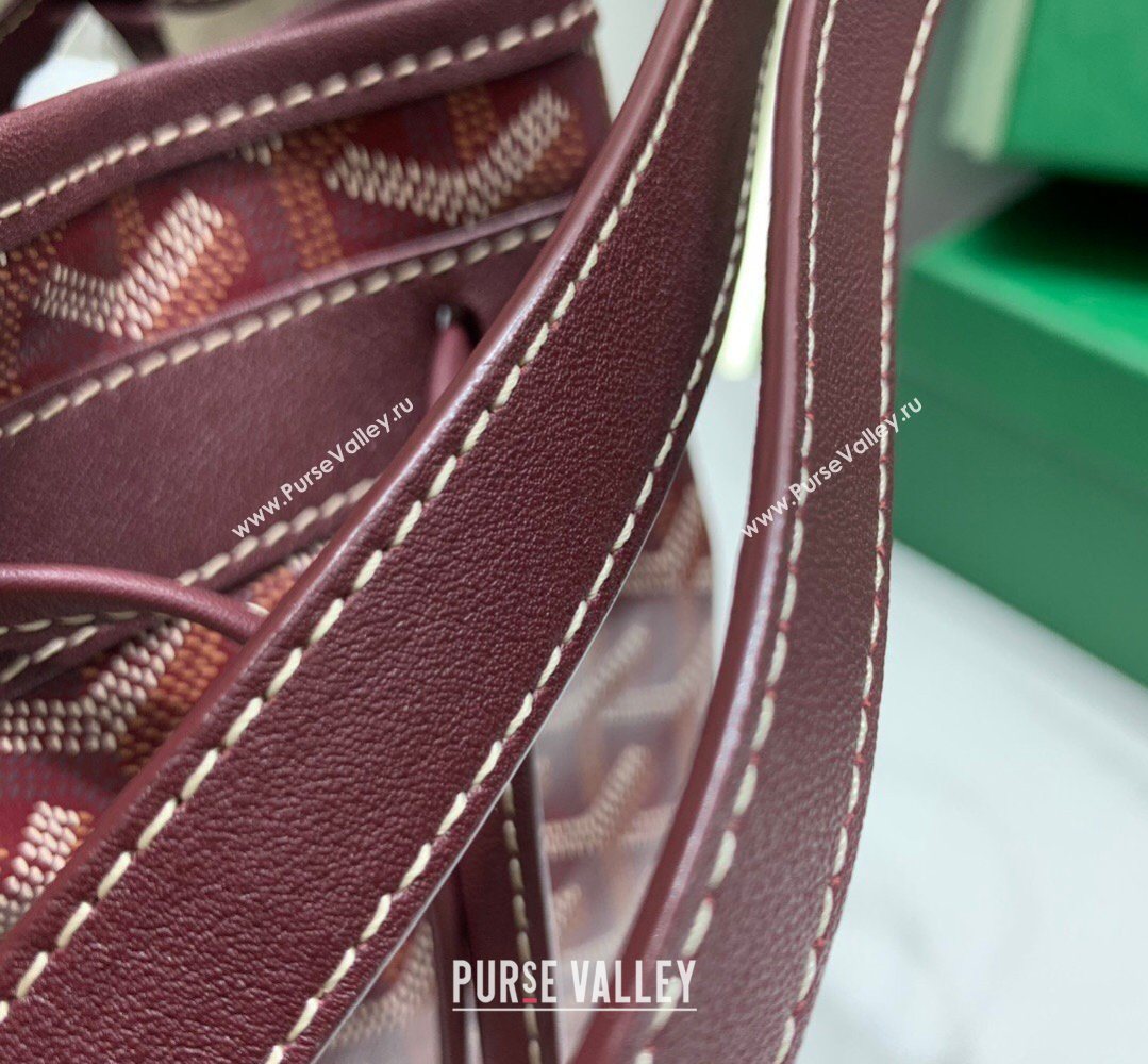 Goyard Petit Flot Bucket Bag PM Burgundy 2026 020196 (SCAI-260331079)