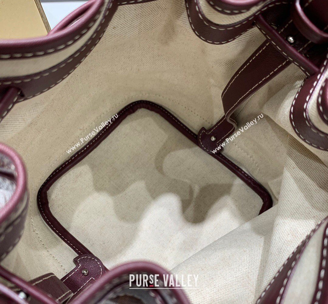 Goyard Petit Flot Bucket Bag PM Burgundy 2026 020196 (SCAI-260331079)