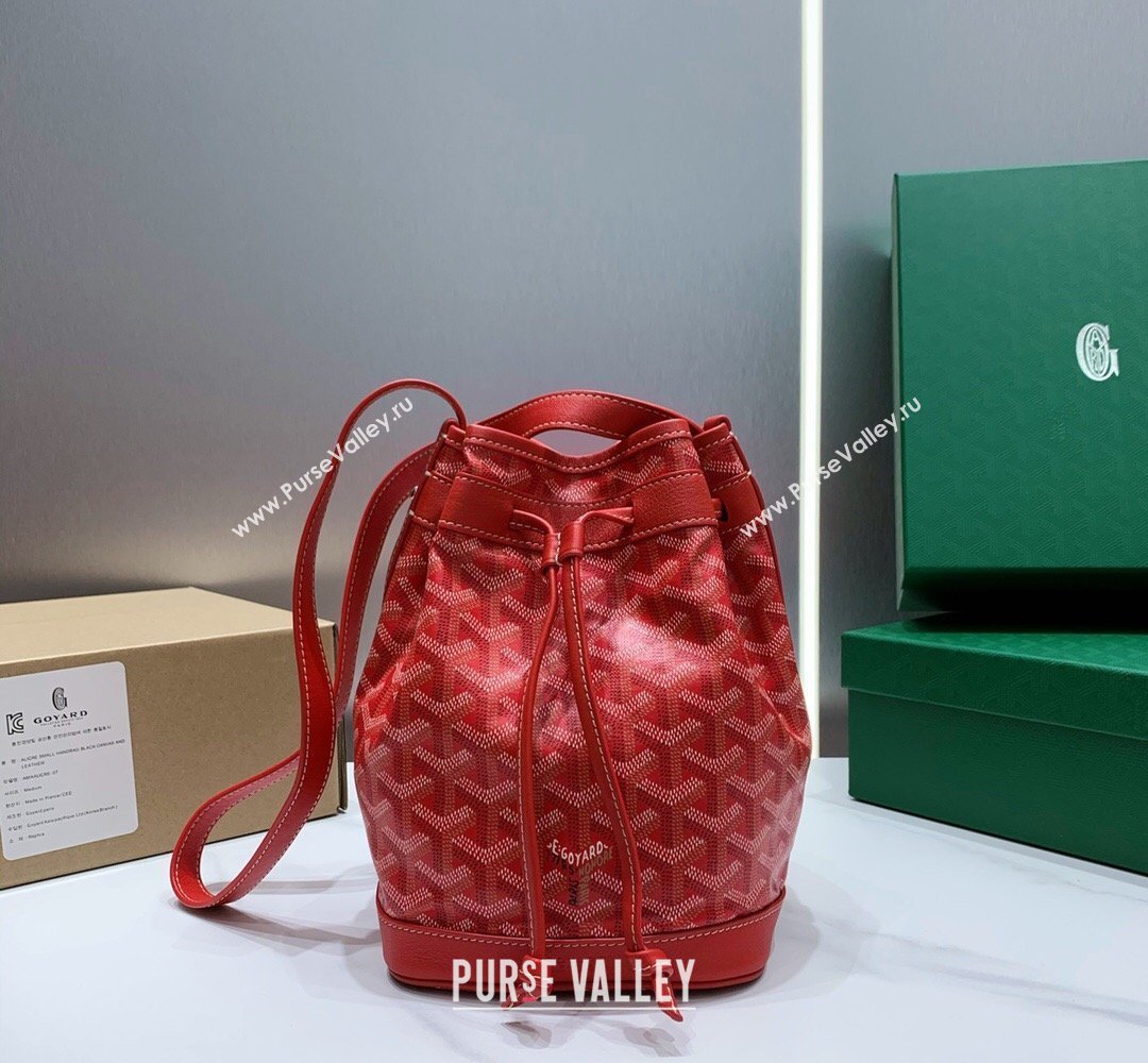 Goyard Petit Flot Bucket Bag PM Red 2026 020196 (SCAI-260331080)