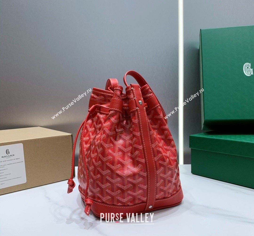 Goyard Petit Flot Bucket Bag PM Red 2026 020196 (SCAI-260331080)