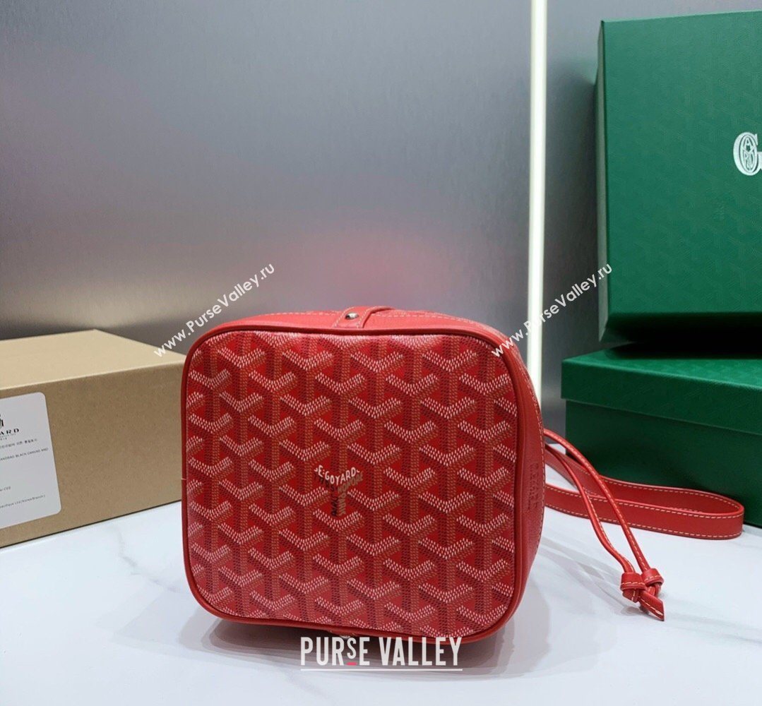 Goyard Petit Flot Bucket Bag PM Red 2026 020196 (SCAI-260331080)