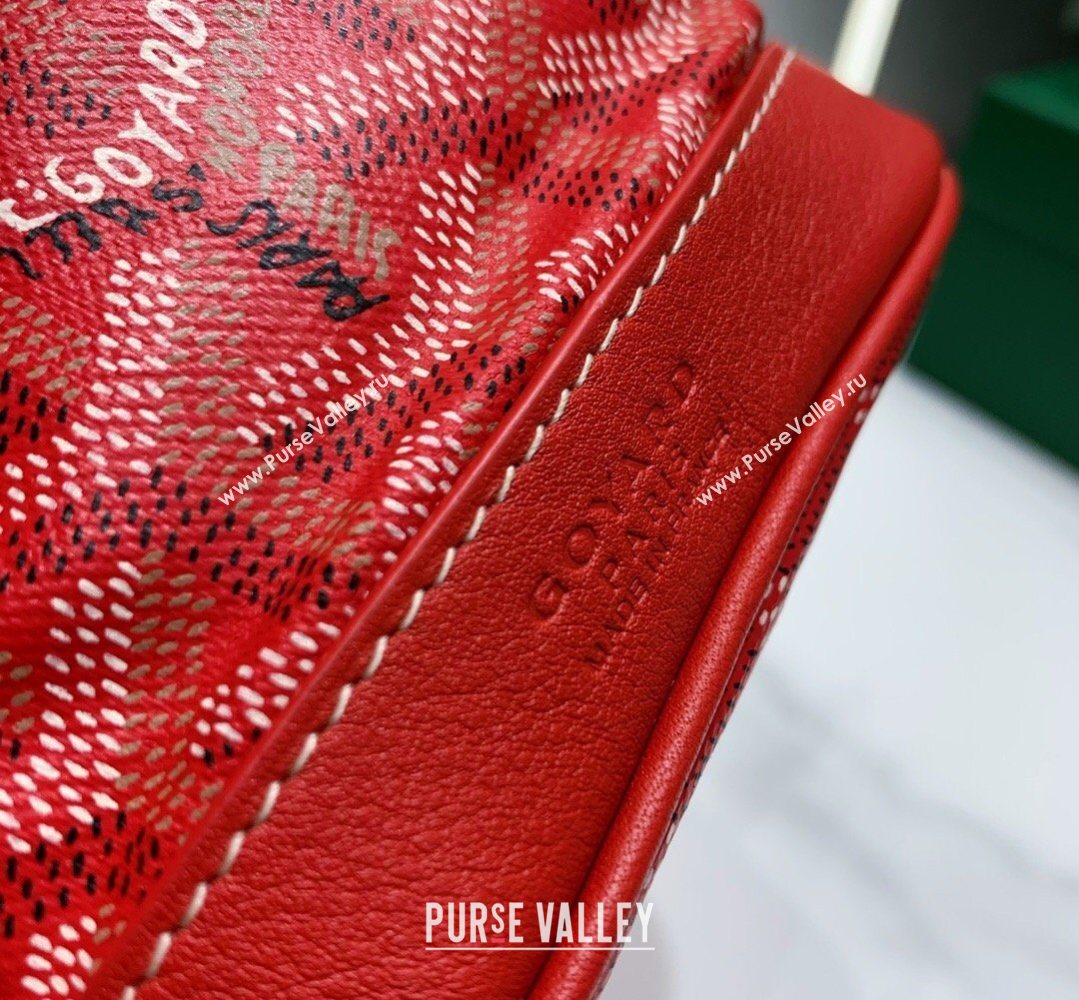 Goyard Petit Flot Bucket Bag PM Red 2026 020196 (SCAI-260331080)