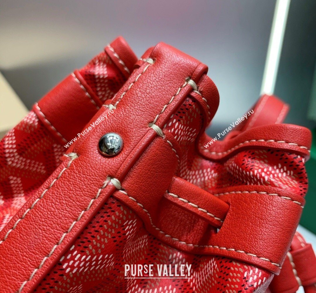 Goyard Petit Flot Bucket Bag PM Red 2026 020196 (SCAI-260331080)