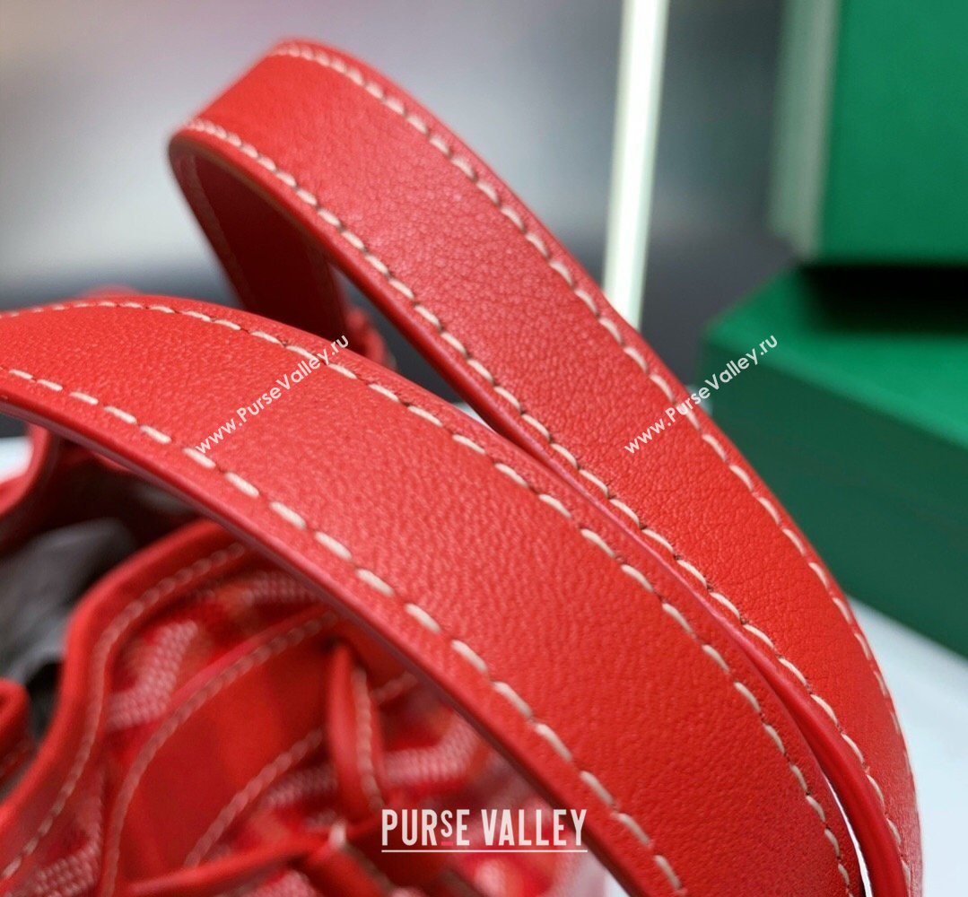 Goyard Petit Flot Bucket Bag PM Red 2026 020196 (SCAI-260331080)