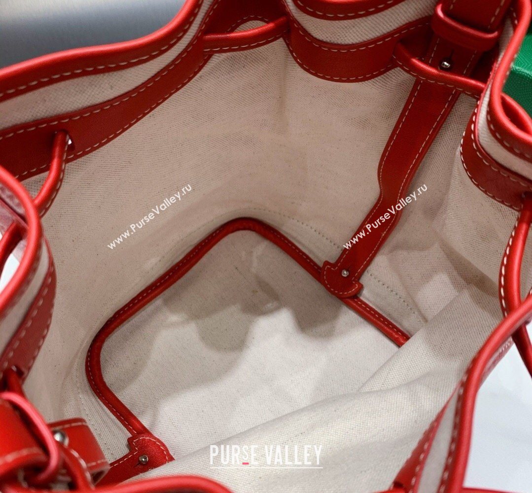 Goyard Petit Flot Bucket Bag PM Red 2026 020196 (SCAI-260331080)