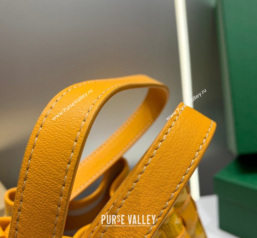 Goyard Petit Flot Bucket Bag PM Yellow 2026 020196 (SCAI-260331081)