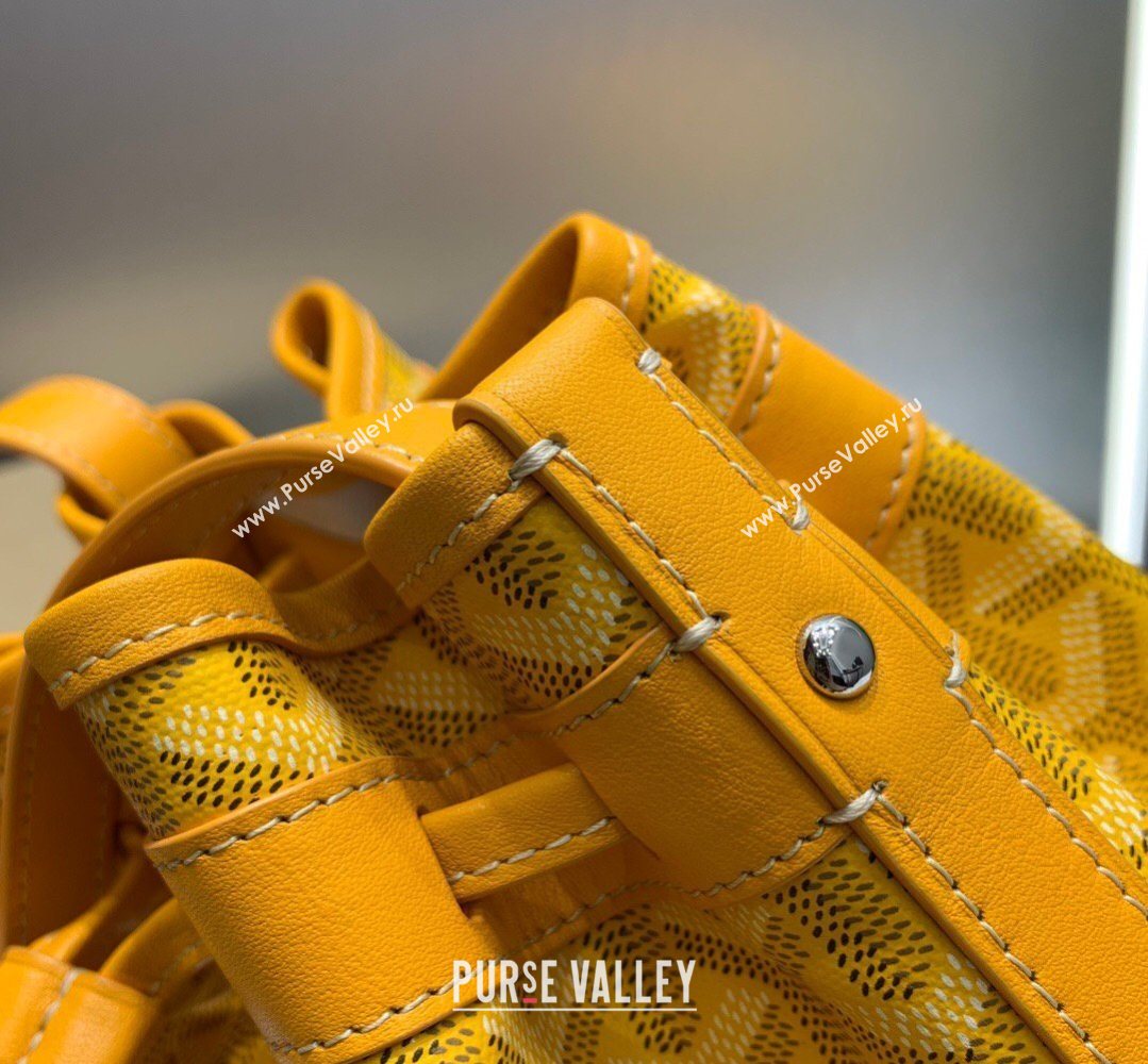 Goyard Petit Flot Bucket Bag PM Yellow 2026 020196 (SCAI-260331081)
