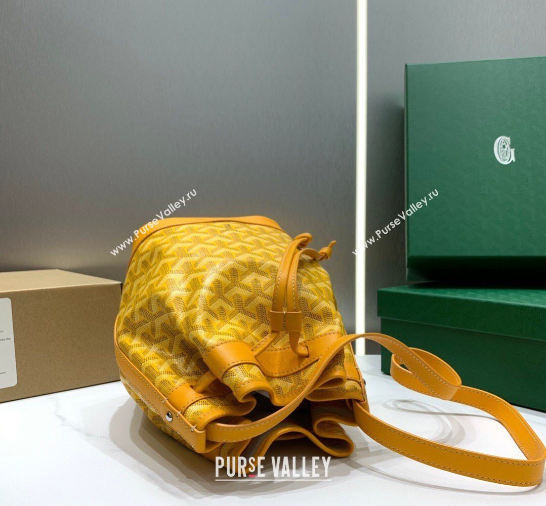 Goyard Petit Flot Bucket Bag PM Yellow 2026 020196 (SCAI-260331081)