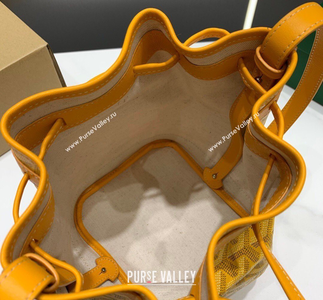 Goyard Petit Flot Bucket Bag PM Yellow 2026 020196 (SCAI-260331081)