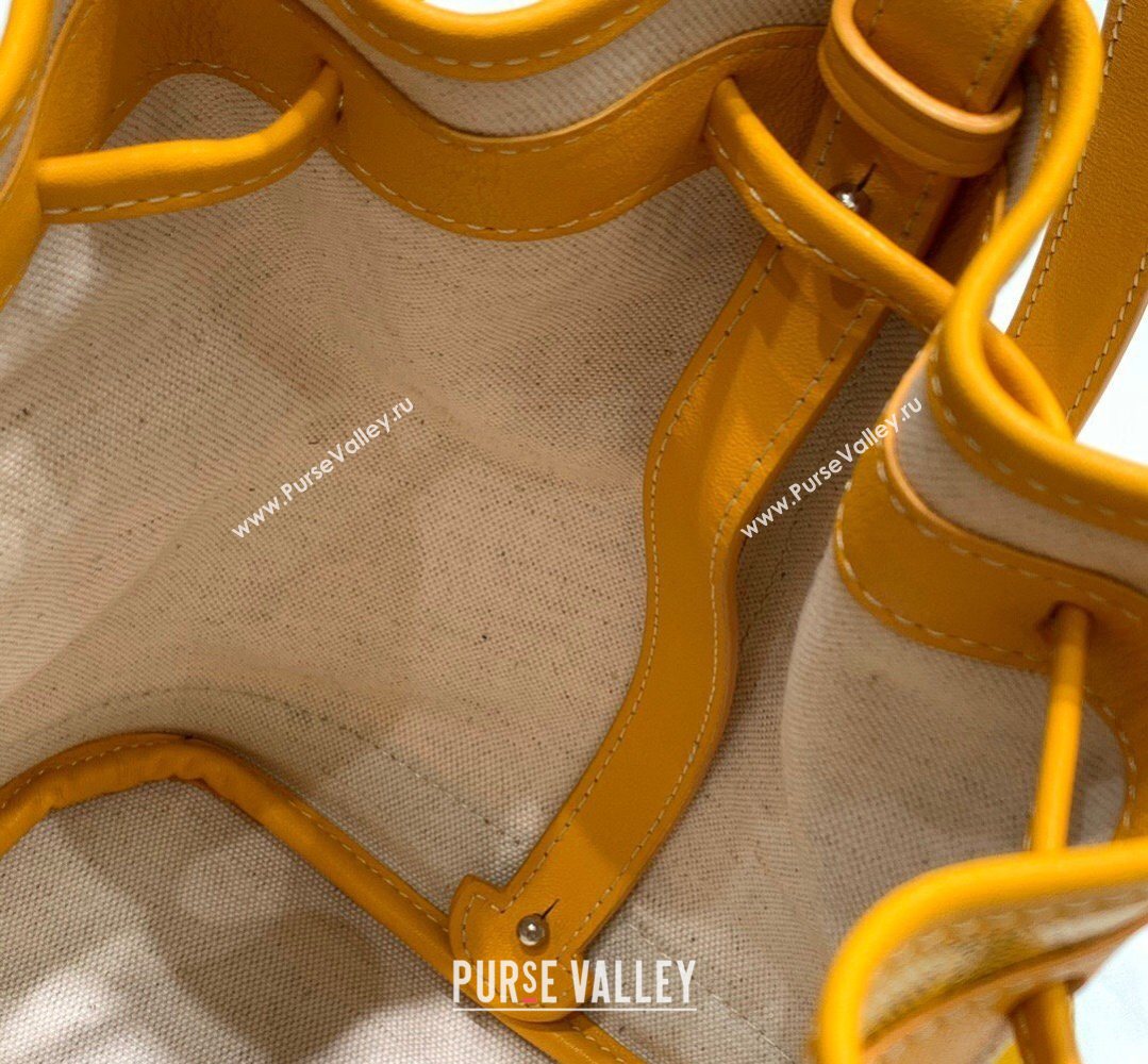 Goyard Petit Flot Bucket Bag PM Yellow 2026 020196 (SCAI-260331081)