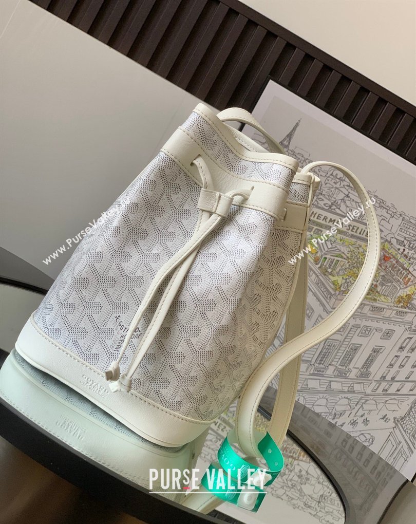 Goyard Petit Flot Bucket Bag PM White 2026 020196 (SCAI-260331082)