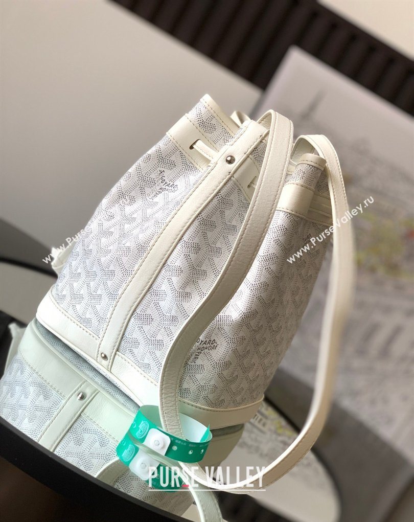 Goyard Petit Flot Bucket Bag PM White 2026 020196 (SCAI-260331082)
