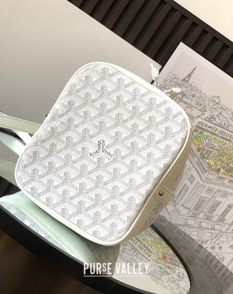 Goyard Petit Flot Bucket Bag PM White 2026 020196 (SCAI-260331082)