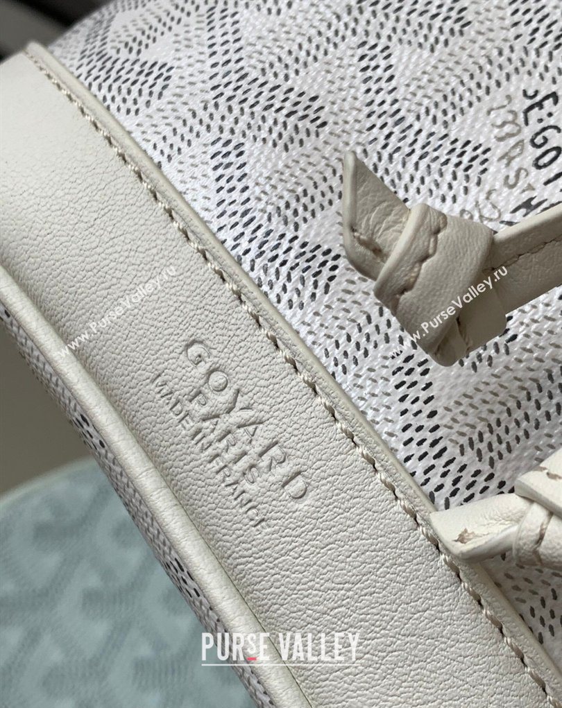 Goyard Petit Flot Bucket Bag PM White 2026 020196 (SCAI-260331082)