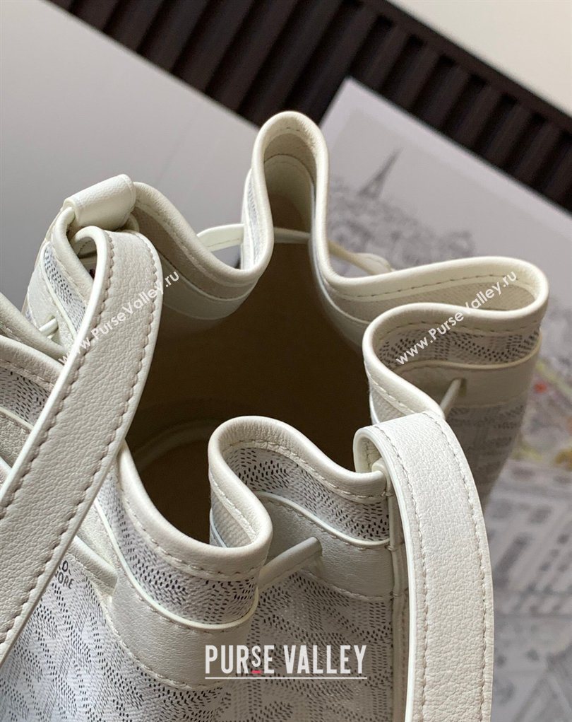 Goyard Petit Flot Bucket Bag PM White 2026 020196 (SCAI-260331082)