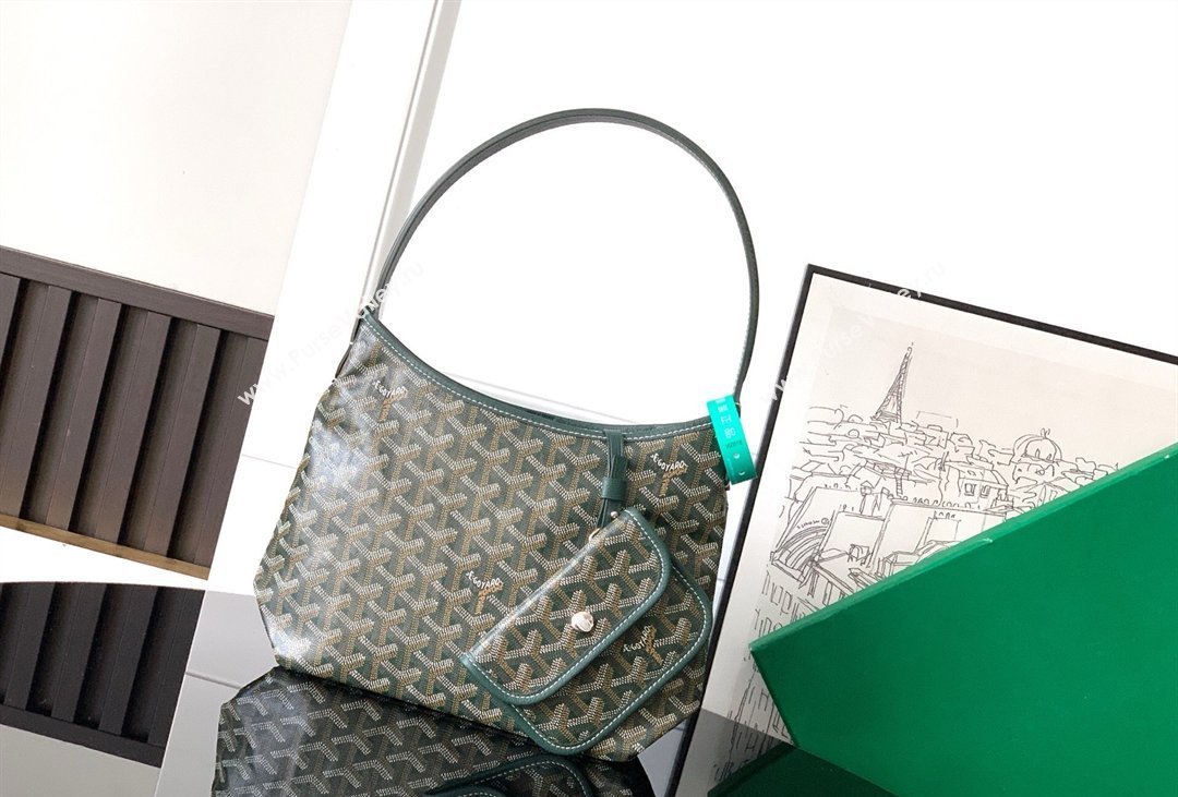 Goyard Boheme Hobo Mini Bag Dark Green 2026 020222 (SCAI-260331031)