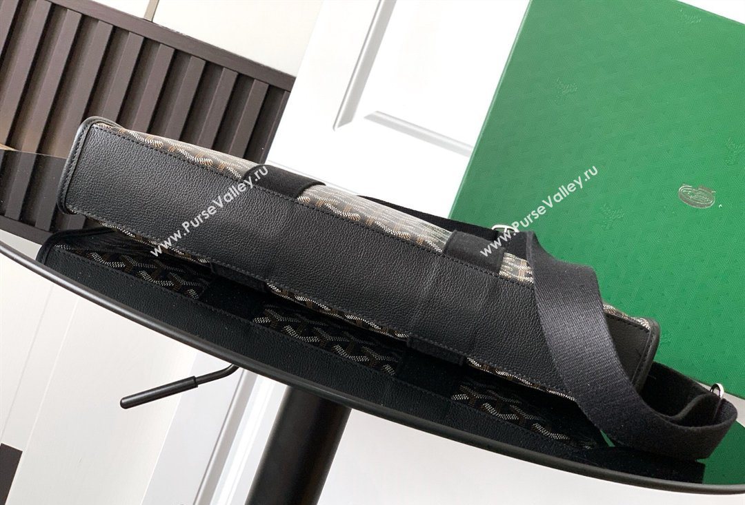 Goyard Morvan Document Case Top Handle Bag Black 2026 GY8066 (SCAI-260331001)