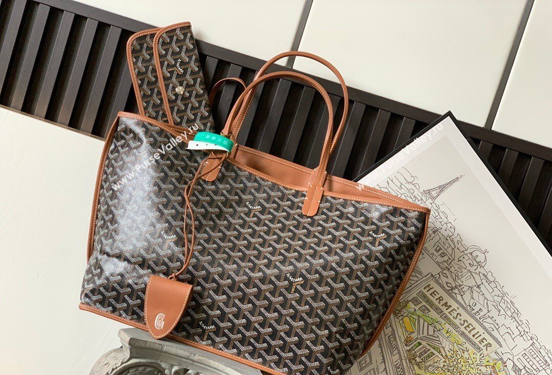 Goyard Reversible Anjou PM Tote Bag Brown 2026 020166M (SCAI-260331060)