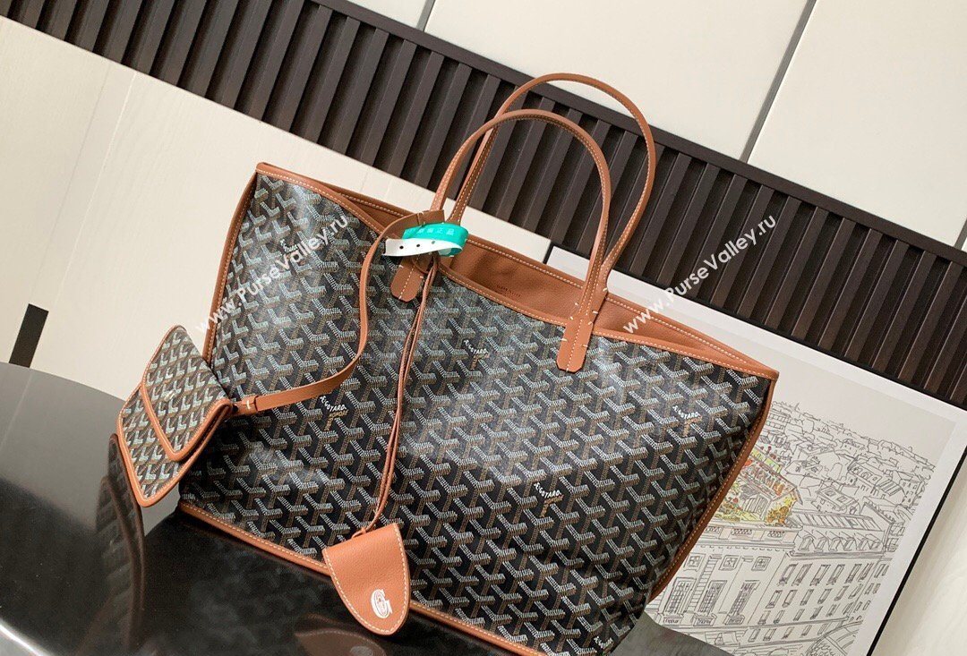 Goyard Reversible Anjou PM Tote Bag Brown 2026 020166M (SCAI-260331060)